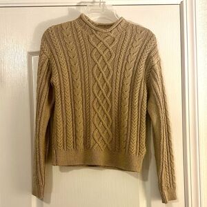 J. Crew Women's Cable Knit Sweater - Brown